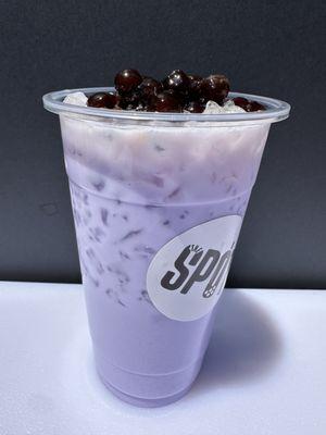 Ube milk tea