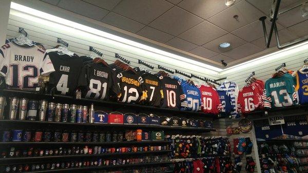 More NFL jerseys and a variety of novelty items as well!