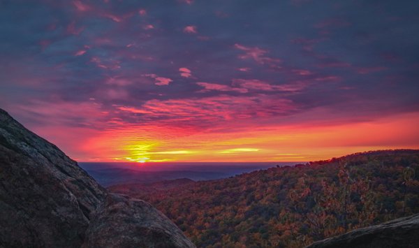 Shenandoah National Park at sunrise