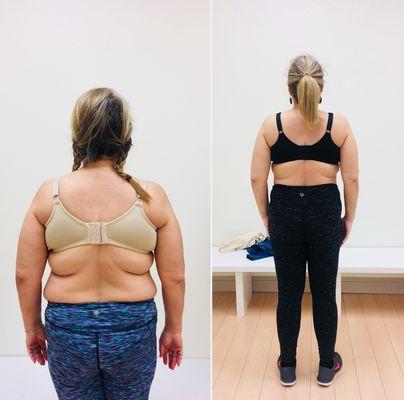 Client lost 13 lbs in 6 weeks of training.