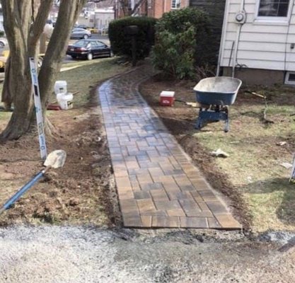 Paver walkway