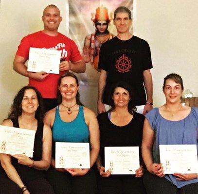 Vedic Thai Yoga Massage Course graduates!