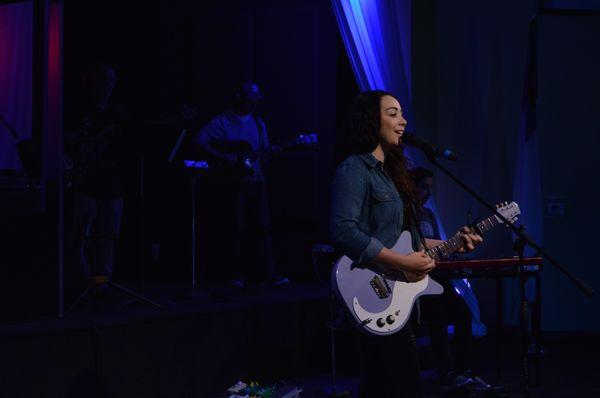 Our amazing worship leader