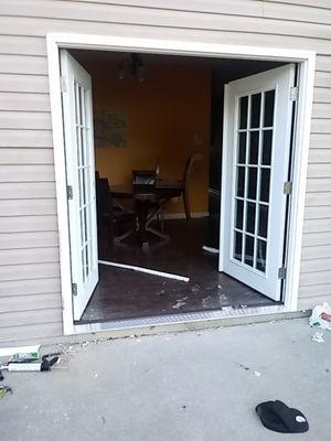 French doors install