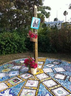 The CRMA Peace Pole got a makeover for MLK day!