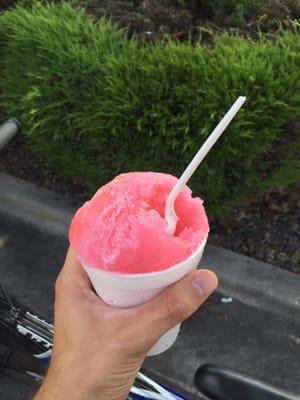 Bike rides and snowcones