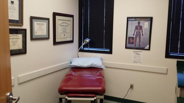 One of eight exam rooms!