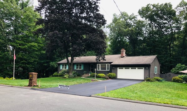 New driveway by Maglieri Construction August 2021