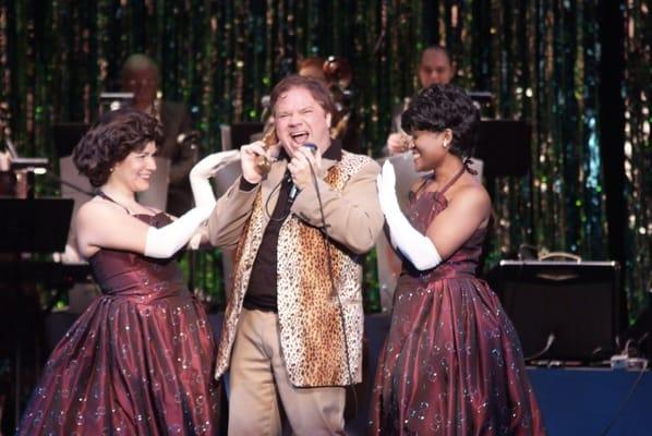 Denise Arribas, Dolph Amick and Tameka Scotten in "Buddy: The Buddy Holly Story." April, 2009.