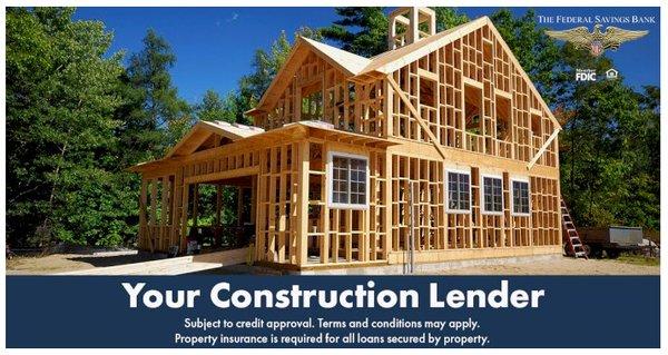 Specializing in Construction loans, Building from the Ground Up