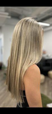 Blonde highlights