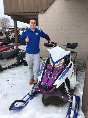 Matt at Planet Powersports, great guy to deal with.