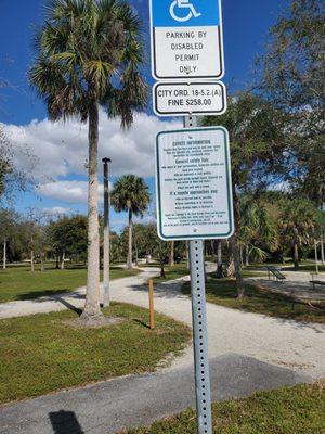 Coyote Info sign.  Be mindful of coyotes when visiting Ralph DIAZ Park in Coral Springs, FLA.