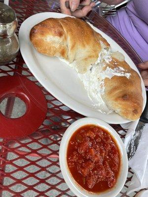 Mushroom Calzone