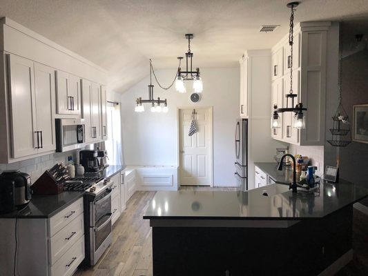 Newly built kitchen