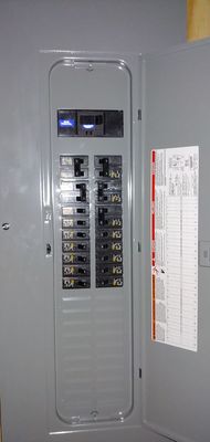 200 amp service Change new electrical panel with new circuit breakers