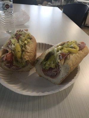 Solid Italian hoagie