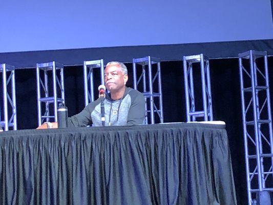 8/18/19. Sunday. 5th Annual Geek'd Con! Panel. LaVar Burton. Roots. Star Trek: The Next Generation. Captain Planet and The Planeteers.