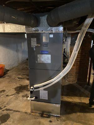 New heatpump install