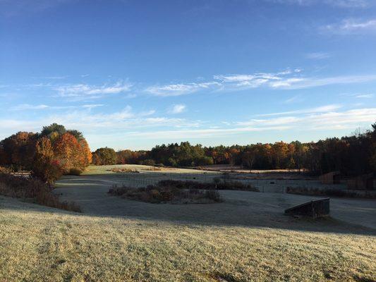 Fall sunrise on the farm!