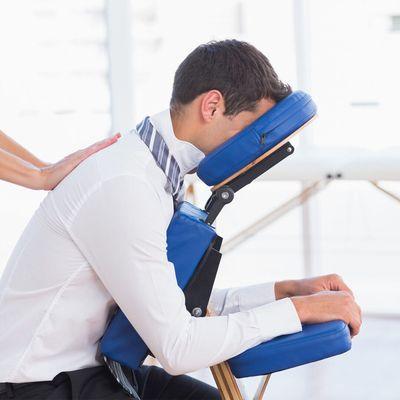 Chair massage for neck, arms, shoulders