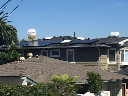 Sunpower panels on the roof