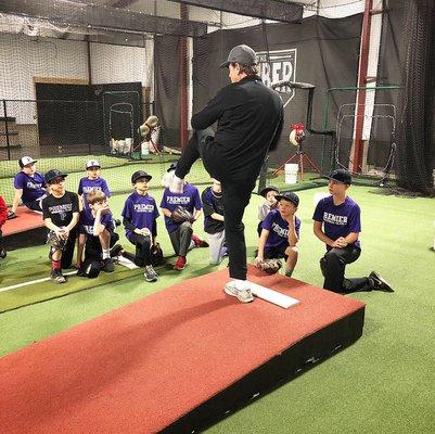 Training with pitching legend Jack Uhey!