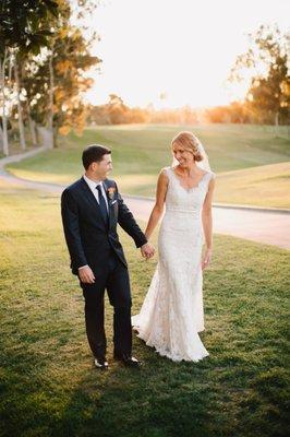 Taking a Stroll as Newlyweds