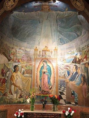 Our Lady of Guadalupe shrine.