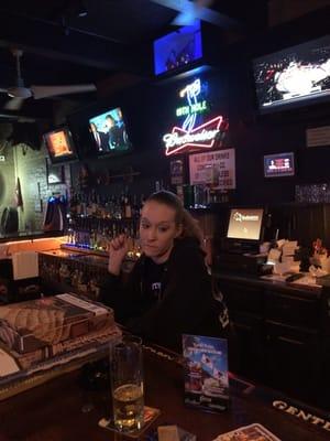 Heather, one of the great bartenders at The 19th Hole.