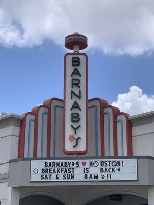 Breakfast is Back at Barnaby's