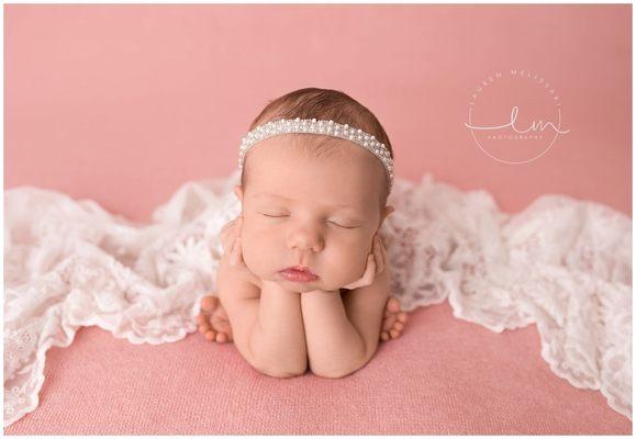 This sweet princess was captured by College Station Family & Newborn Photographer Lauren Melissari.