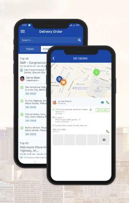 Businesses can track and manage their deliveries from anywhere.