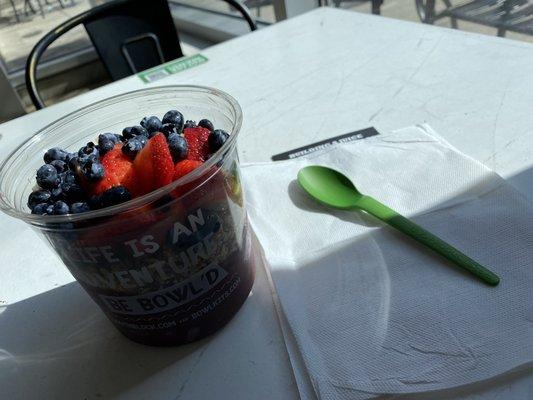 Warrior açaí bowl