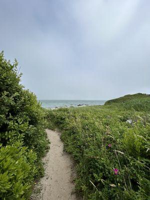 Trail to beach