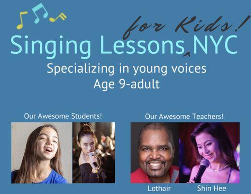 Singing Lessons for Kids NYC