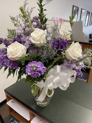 Lavender princess arrangement