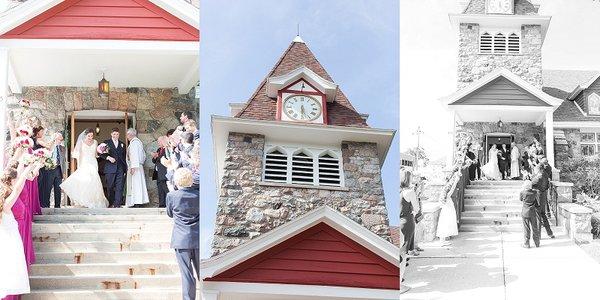 Ringing the church bells and exiting the church