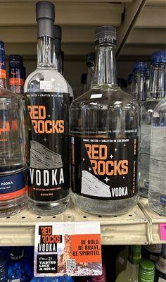 They just got in the Red Rocks Vodka!  It's so smooth and delicious!  My new favorite