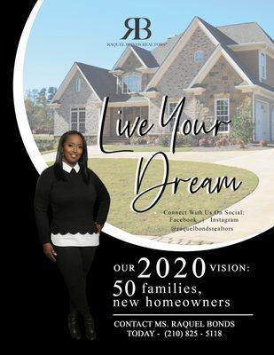 A clear vision for 2020, and we're determined to help families make their home ownership dream come true!