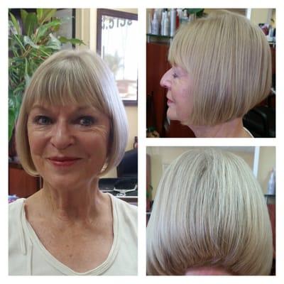 Classic Bob perfect for fine hair by Tracey