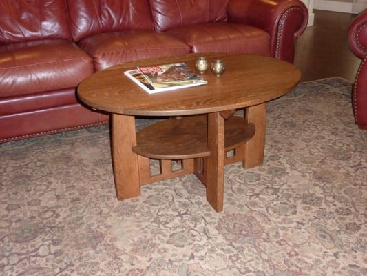 Limbert style coffee table