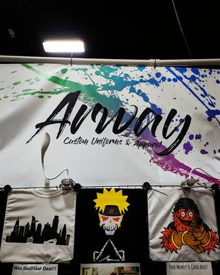 Arway Apparel's booth at 2019 PhillyCon