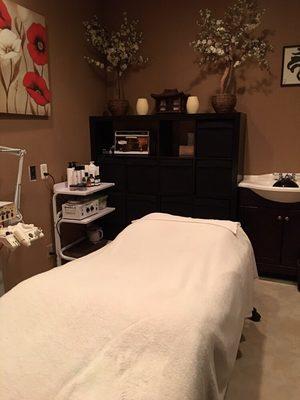 Esthetician's room