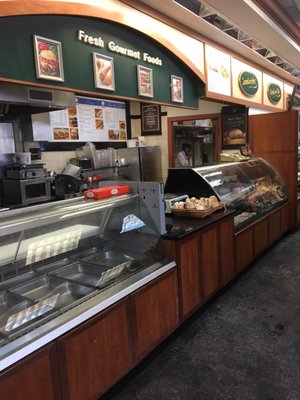 Deli selection and hot food