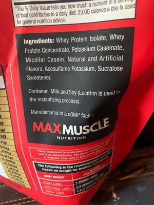 Max Muscle Nutrition