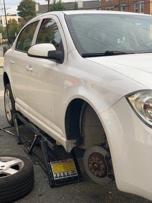 2010 Chevy 
 ‍Jobs 
 Front Brake Pads
 Front Rotors