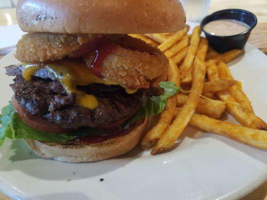 Cheesy Brisket Burger