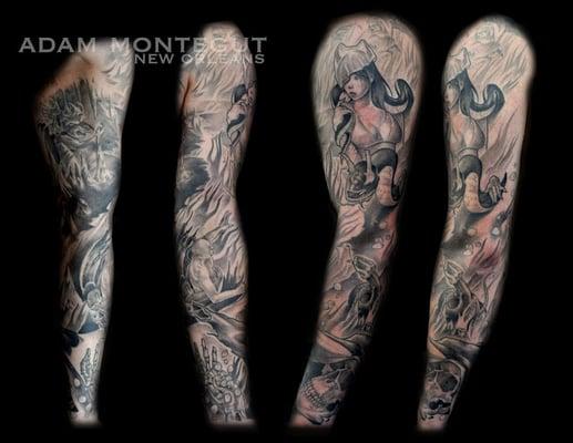 Tattoos by Adam Montegut adammontegut@gmail.com