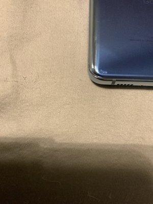 Samsung scratched my new phone